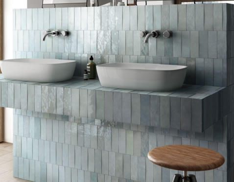 Feature tiles Sydney subway